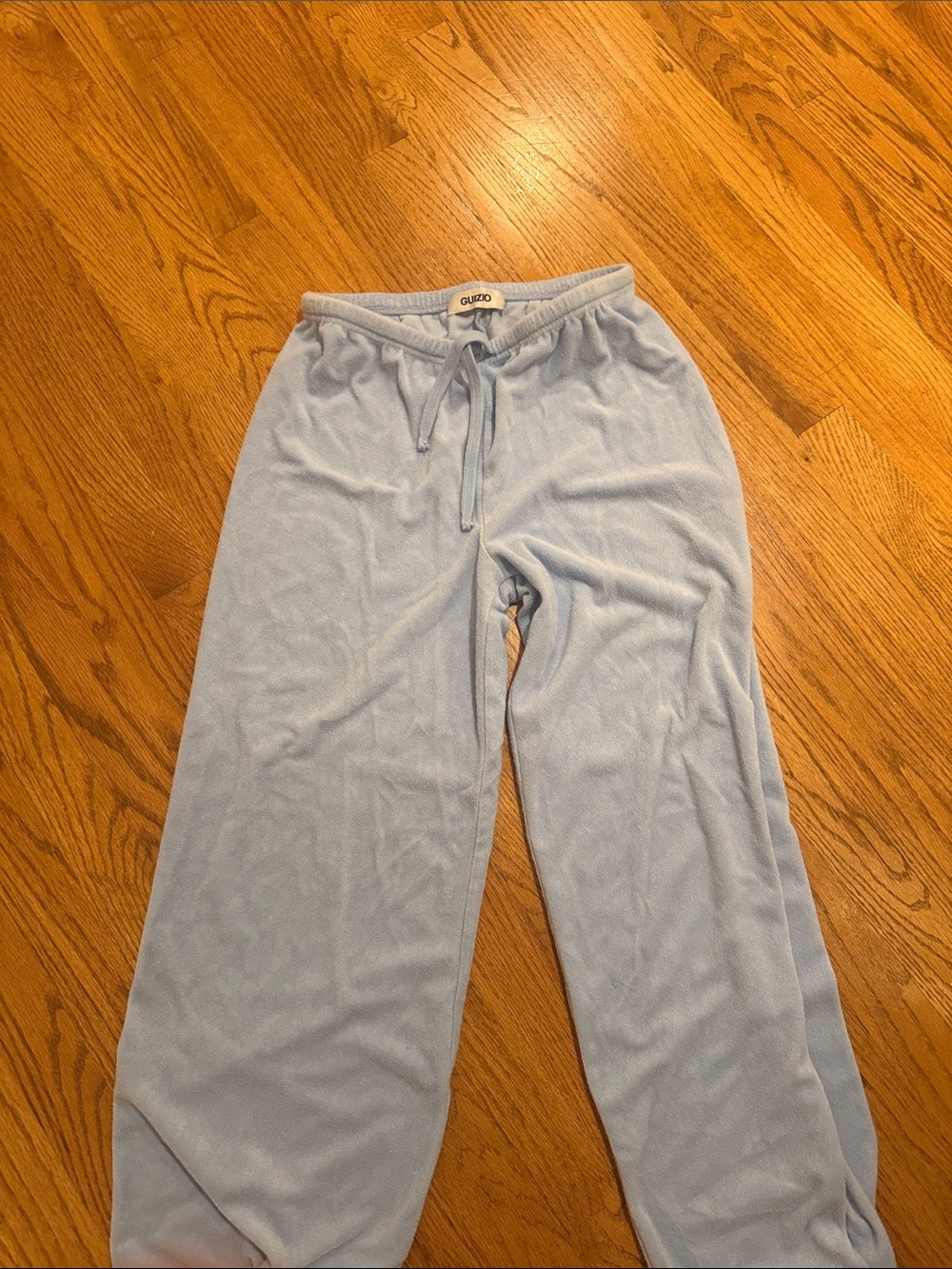 Guizio Dani Terry Pants - Powder Blue